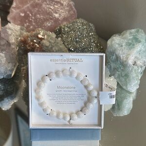 essential Ritual Moonstone Bracelet NWT